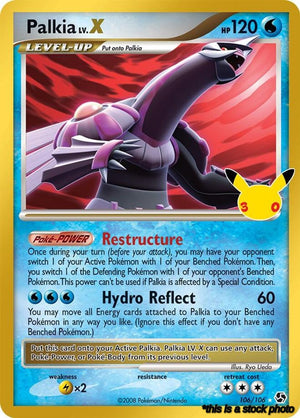 106/106 Palkia LV.X Classic Collection Holofoil