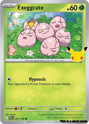 001/128 Exeggcute Common Holofoil