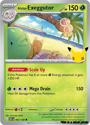 002/128 Alolan Exeggutor Common Holofoil