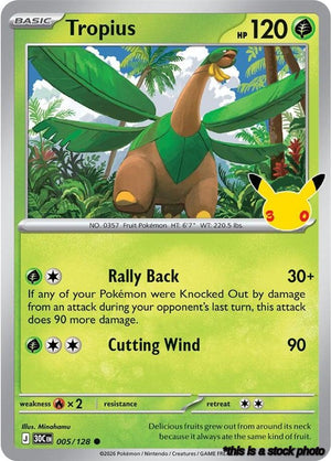 005/128 Tropius Common Holofoil