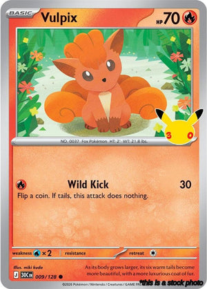 009/128 Vulpix Common Holofoil