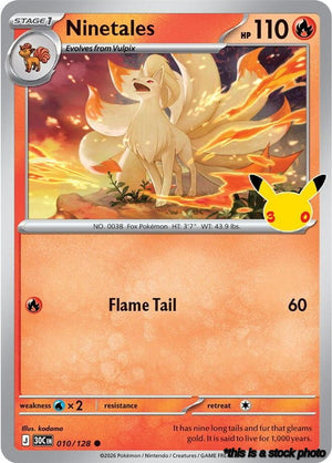 010/128 Ninetales Common Holofoil