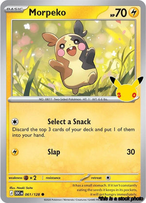 061/128 Morpeko Common Holofoil