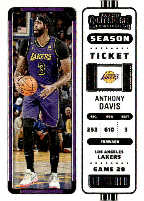 2022-23 Panini Contenders #28 Anthony Davis