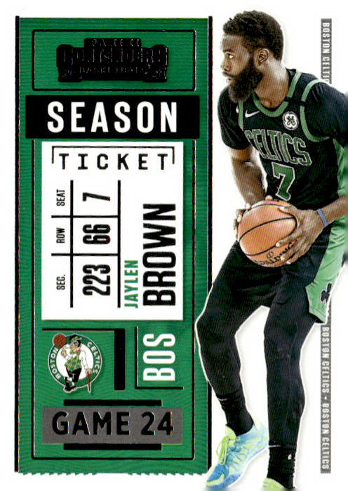 2020-21 Panini Contenders #84 Jaylen Brown