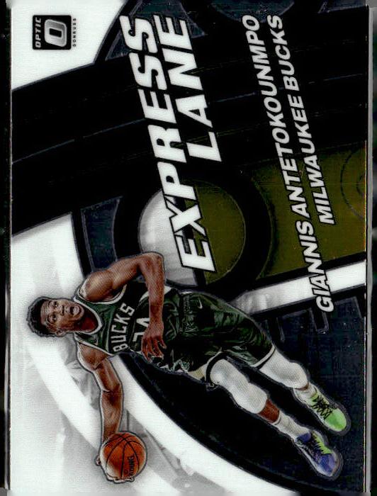 2021-22 Donruss Optic #3 Giannis Antetokounmpo Express Lane