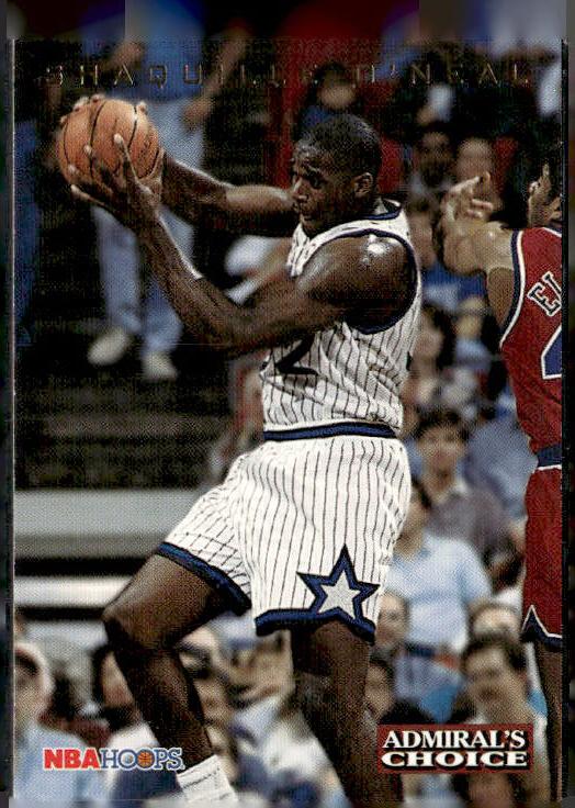 1993-94 Hoops #AC4 Shaquille O'Neal Admiral's Choice