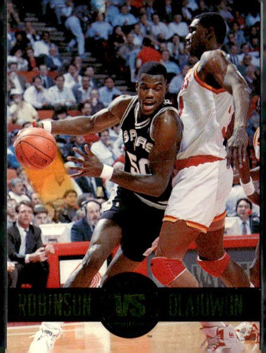 1993-94 SkyBox Premium #SS5 David Robinson / Hakeem Olajuwon Showdown Series
