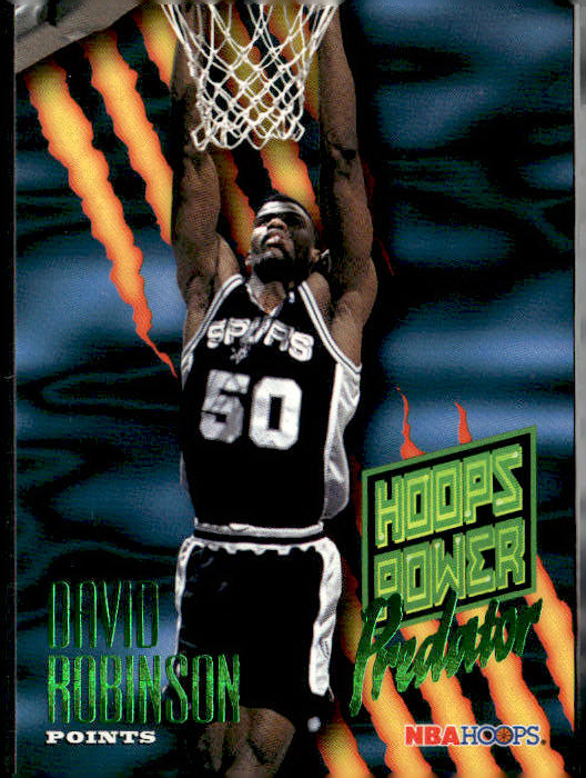 1994-95 Hoops #NNO David Robinson Jumbo Hoops Power Predator