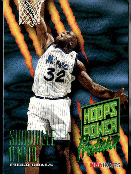 1994-95 Hoops #P-3 Shaquille O'Neal Hoops Power Predator