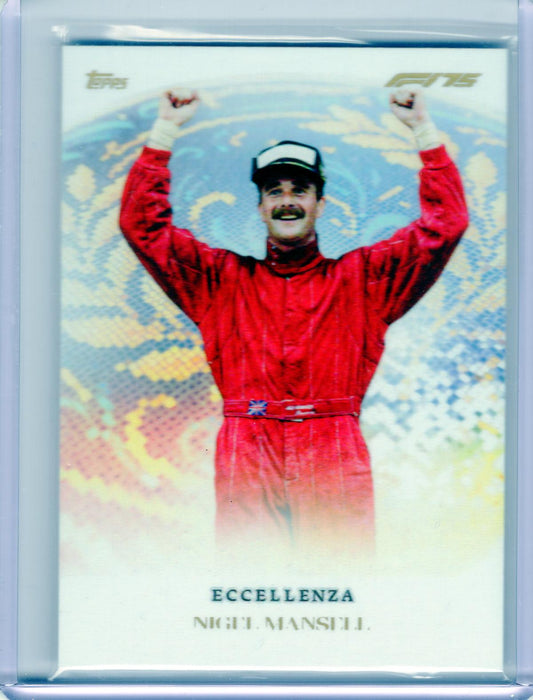2025 Topps Eccellenza Formula 1 #NNO Nigel Mansell