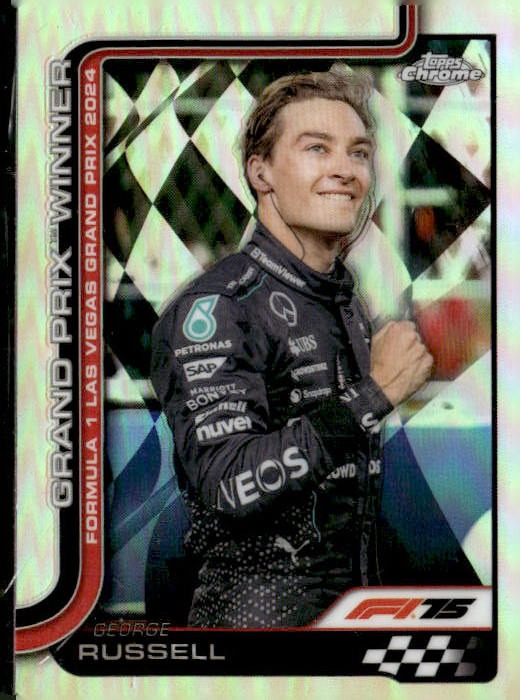 2025 Topps Chrome Formula 1 #114 George Russell Refractor