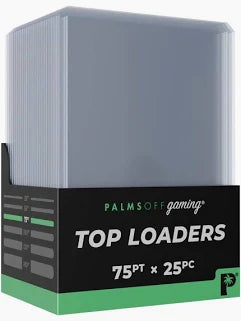 Palms Off Gaming | 75pt Top Loaders | 25pc