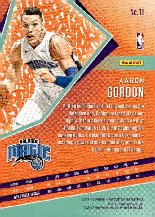 Panini Revolution #13 Aaron Gordon Fractal