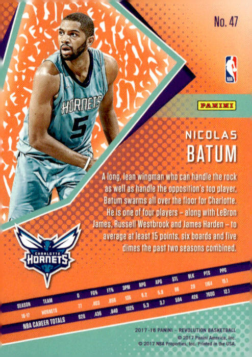 Panini Revolution #47 Nicolas Batum