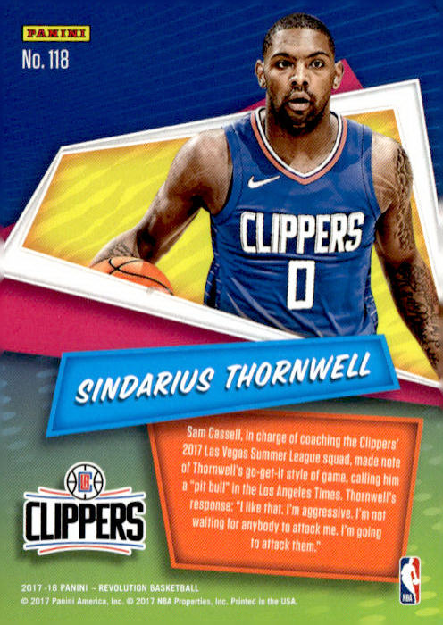Panini Revolution #118 Sindarius Thornwell