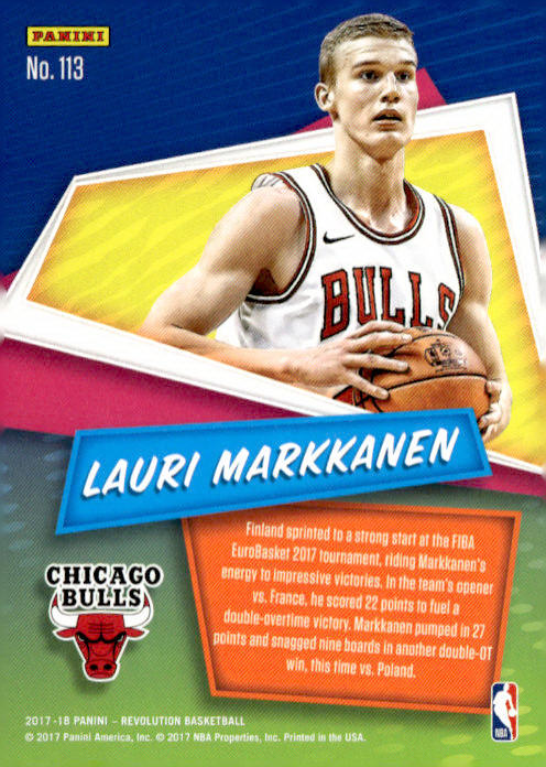 Panini Revolution #113 Lauri Markkanen Chinese New Year
