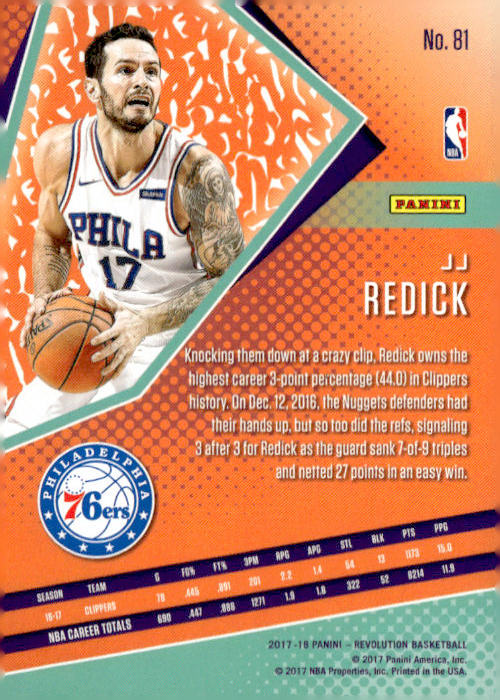 Panini Revolution #81 JJ Redick