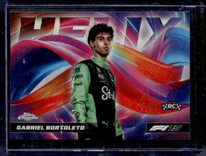 2025 Topps Chrome Formula 1 #HLX-20 Gabriel Bortoleto Helix