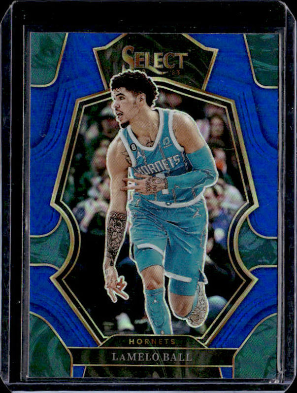 2022-23 Panini Select #141 LaMelo Ball Blue Prizm