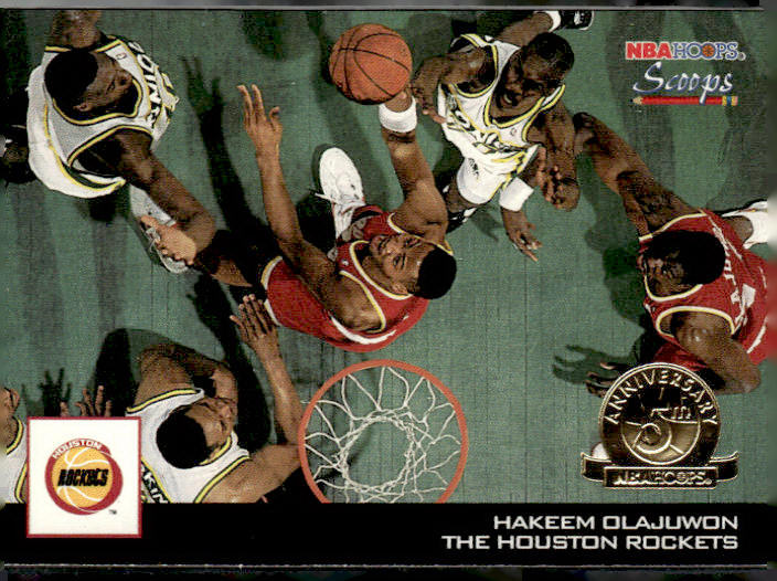 1993-94 Hoops #HS10 Hakeem Olajuwon Scoops