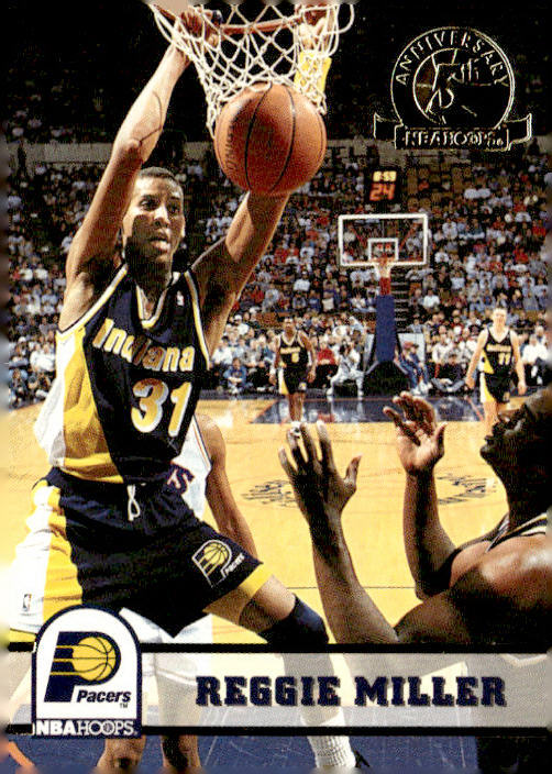 1993-94 Hoops #87 Reggie Miller Fifth Anniversary Gold
