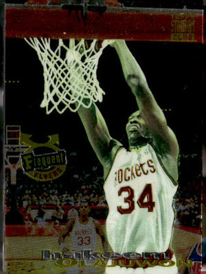 1993-94 Stadium Club #348 Hakeem Olajuwon Frequent Flyer Upgrades