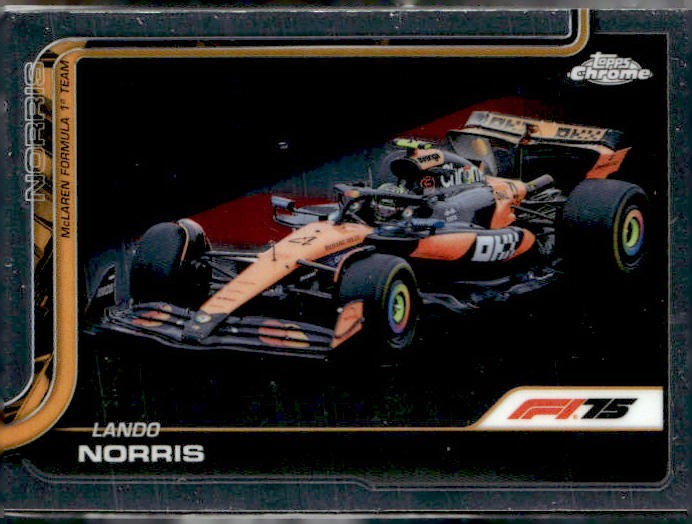 2025 Topps Chrome Formula 1 #77 Lando Norris