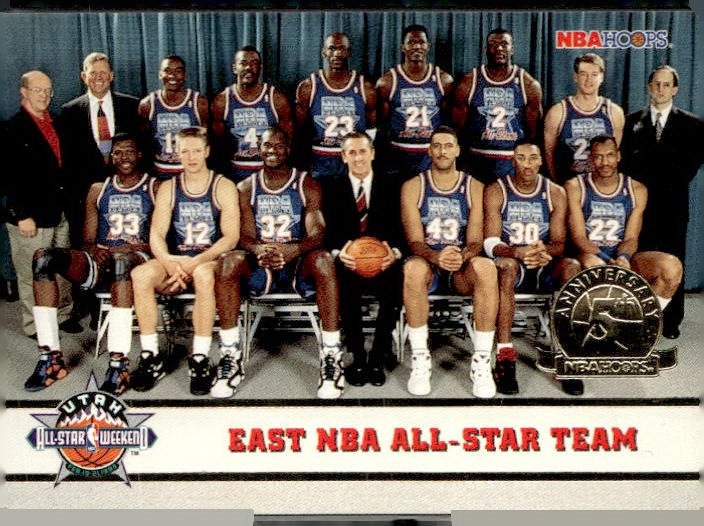 1993-94 Hoops #281 East NBA All-Star Team Fifth Anniversary Gold