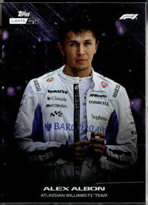 2026 Topps Lights Out Formula 1 #NNO Alex Albon