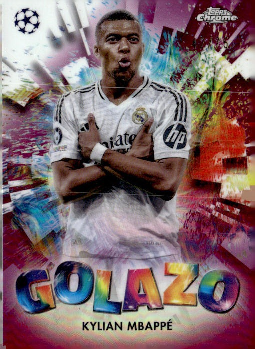 2024-25 Topps Chrome UEFA Club Competitions #GZ-21 Kylian Mbappé Golazo  /75