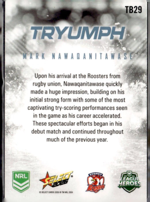 Mark Nawaqanitawase Tryumph /50