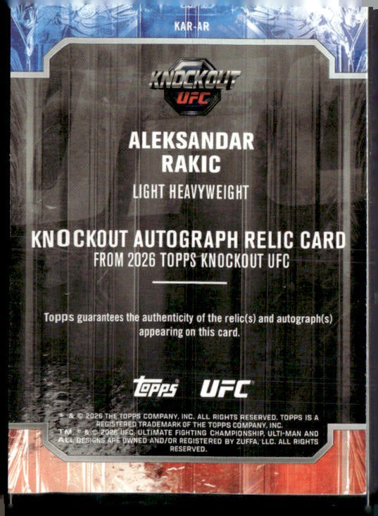 Alexsandar Rakic Auto/ Relic /25