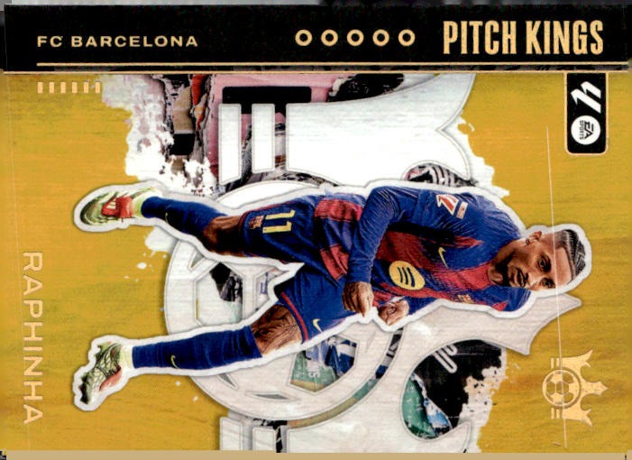 2025-26 Panini Pitch Kings #4 Raphinha Gold