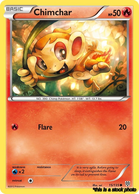 Normal Chimchar [15/135 Near Mint ]