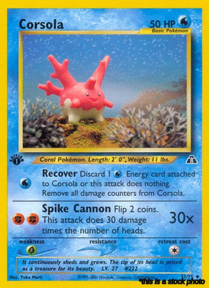 Unlimited Corsola [37/75 Moderately Played ]