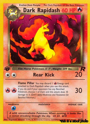 44/82 Dark Rapidash Uncommon Unlimited