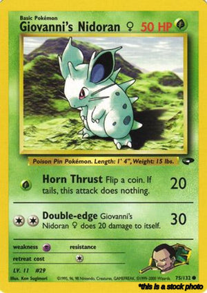 075/132 Giovanni's Nidoran F Common Unlimited
