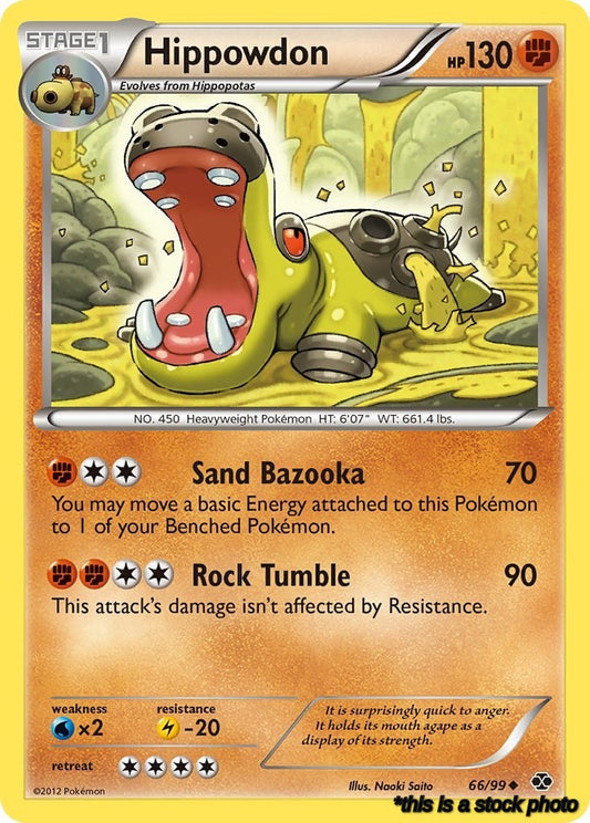 Normal Hippowdon [66/99 Lightly Played ]