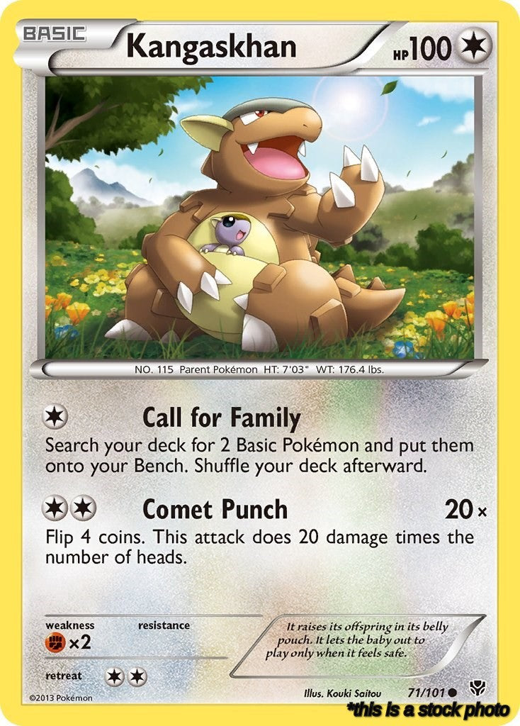 Common Kangaskhan [71/101 Moderately Played ]