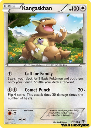 71/101 Kangaskhan Common Normal