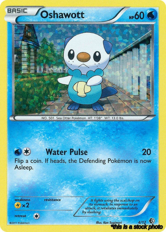 Promo Oshawott - 4/12 [004/012 Lightly Played ]