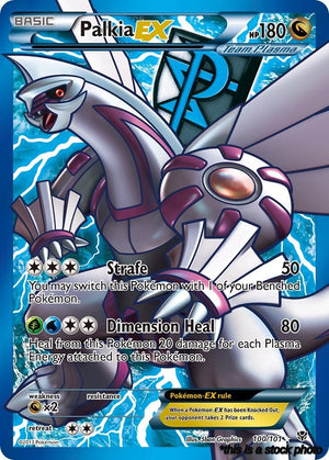 100/101 Palkia EX (Team Plasma) (100 Full Art) Ultra Rare Holofoil