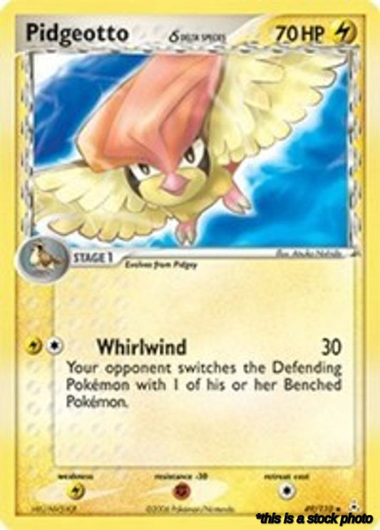 Normal Pidgeotto (Delta Species) [49/110 Lightly Played ]
