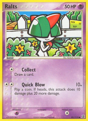 Common Ralts [81/113 Moderately Played ]