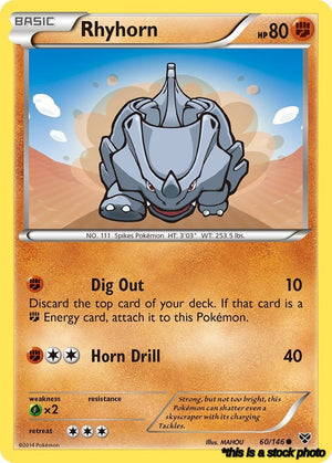 60/146 Rhyhorn Common Normal