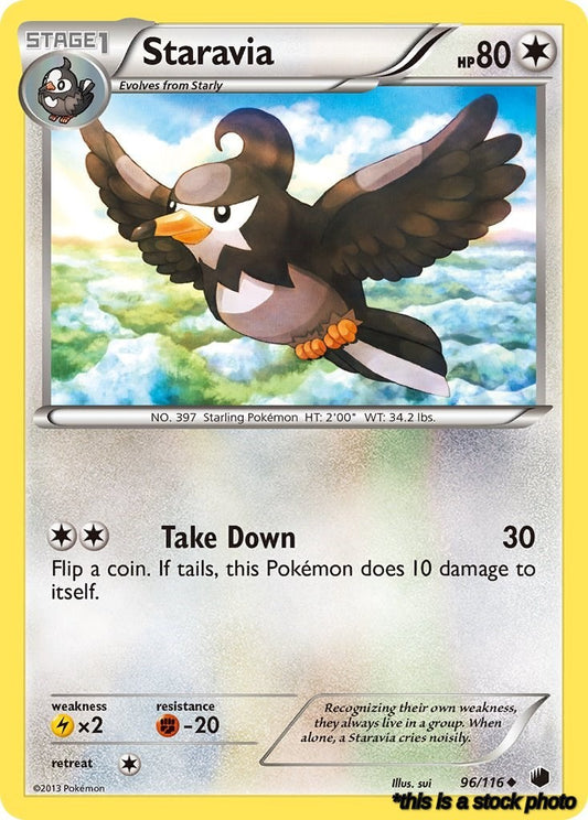 96/116 Staravia Uncommon Normal