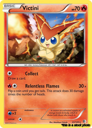 Normal Victini [23/149 Near Mint ]