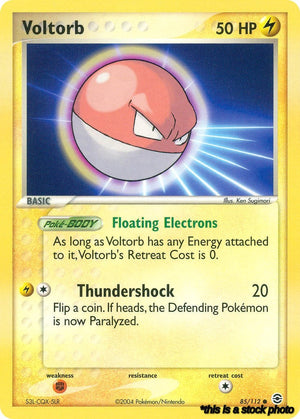 Normal Voltorb [85/112 Moderately Played ]
