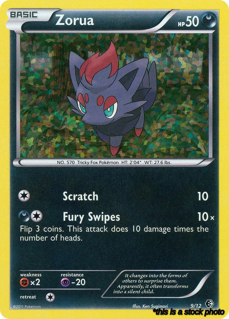 Promo Zorua - 9/12 [009/012 Lightly Played ]